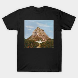 MOUNTAIN MONTGO AND THE ORANGE GROVES, JAVEA, SPAIN T-Shirt